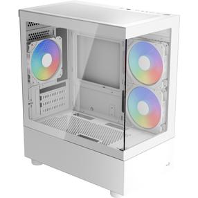 Arvuti korpus AeroCool Viewport Mini, valge v.