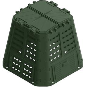 Komposta kaste Patrol Group, 89 cm x 89 cm x 80 cm, 480 l, zaļa krās.