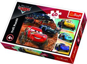 Пазл Trefl Disney Cars 3 McQueen 17327, 32 см x 22 см, 60 шт., многоцветный