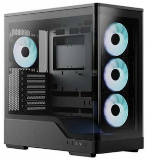 Datora korpuss AeroCool P500A, melna krās.