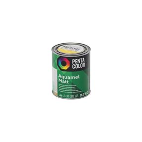 Emaliniai dažai, universalūs Pentacolor Aquamel, matinis, 0.7 kg, šviesiai geltona sp.
