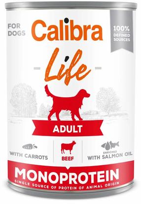 Märg koeratoit Calibra Monoprotein Adult Beef With Carrots, veiseliha, 0.4 kg