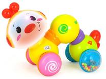 Lavinimo žaislas, kirminas Hola Happy, 11 cm, įvairių spalvų