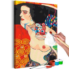 Tapymas pagal skaičius Artgeist Gustav Klimt: Judith II MA_0524, įvairių spalvų, 40 x 60 cm