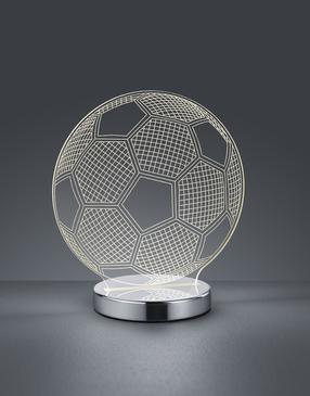 Galda stāvlampas Reality Ball R52471106, LED, 7W, caurspīdīga krās./hroma krās.