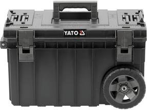 Tööriistakast ratastel Yato YT-09158, 60 cm x 40 cm x 34.5 cm, 44 l, must v.