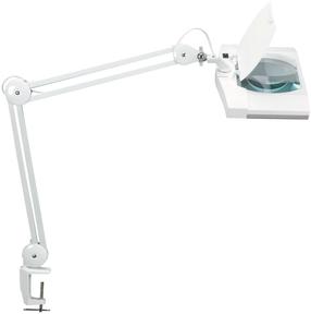 Pieskrūvējama galda lampa Maul Vitrum 8265002, LED, 7W, balta krās./balta krās.