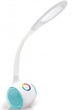 Darbo stalo šviestuvas Platinet PDL20BAT, LED, balta sp./balta sp.