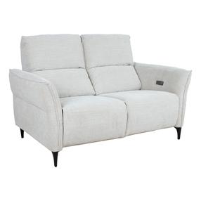 Sofa-reklaineris Home4you Miami 2, šviesiai smėlinė, 154 x 92 cm x 99 cm
