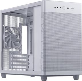Arvuti korpus Asus Prime AP201, läbipaistev v./valge v.