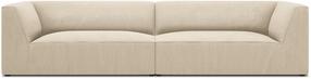 Sofa Micadoni Home Ruby MIC_4S_100_F1_RUBY1, šviesiai ruda sp., 302 x 93 cm x 69 cm