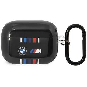 Austiņu futlārs BMW Apple AirPods Pro, melna krās.