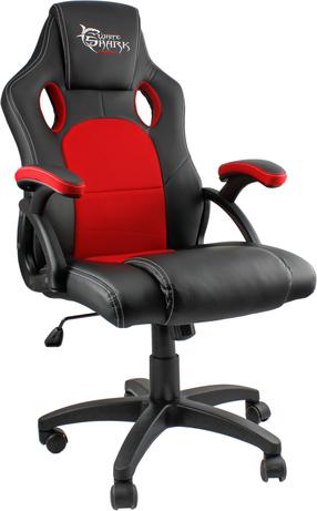 Игровой стул White Shark Kings Throne, черный цв./красный цв.
