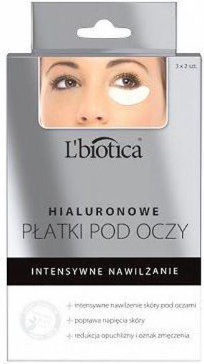 Acu maska Lbiotica Hyaluronic, 6 gab.