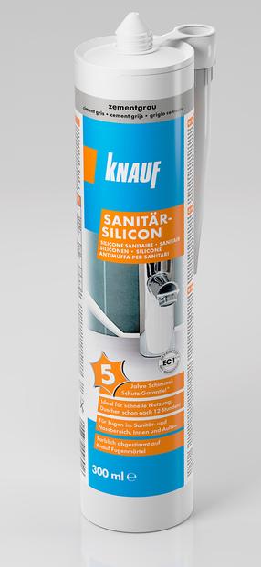 Silikonas Knauf 586055, 300 ml, cemento sp.