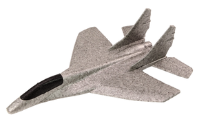 Игрушечный самолёт Styrofoam Fighter, серый цв.