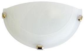 Šviestuvas sieninis Candellux Dora 11-38770, E27, 1 x 60 W, balta sp. / aukso sp.