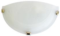 Šviestuvas sieninis Candellux Dora 11-38770, E27, 1 x 60 W, balta sp. / aukso sp.