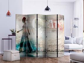 Širma Artgeist Create Yourself II Paraventtc1820, įvairių spalvų, 225 cm x 172 cm