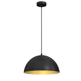 Lampa griesti Milagro Beta, E27, 1 x 60 W, zelta krās./melna krās. / melna krās., 35 x 35 cm