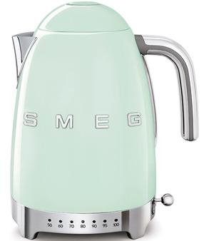 Elektriskā tējkanna Smeg SSEU KLF04, 1.7 l, nerūsējošā tērauda krās.