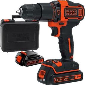 Triecienurbjmašīnas ar bateriju Black & Decker BDCHD18KB-QW, 18 V, 1.5 Ah