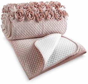Lovatiesė Roses NPA-05, pastelinė rožinė sp., 240 cm x 220 cm