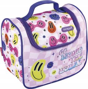 Termokott Keyroad Smile, 22 cm x 12.5 cm, roosa v./violetne v./mitmevärviline
