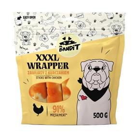 Skanėstas šunims Mr. Bandit Wrapper XXXL Chicken Sticks, vištiena, 0.5 kg