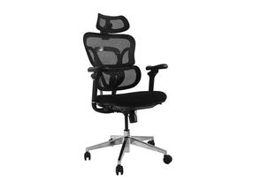 Darbo kėdė Equip Premium, 74 x 67 x 104 - 134 cm, juoda sp.