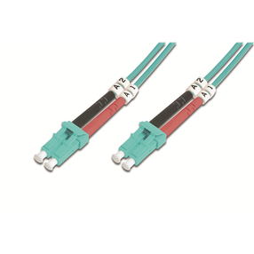 Провод Digitus Fiber Optic Patch Cord LC/LC OM3 LC Optic, LC Optic, 3 м, синий цв.