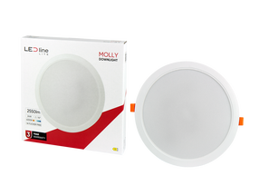 Valgusti süvistatav LED Line Molly, 4000°K, LED, valge v., 24 W