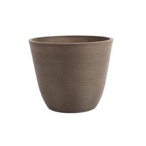 Puķu pods Domoletti 13D25, spw, Ø 25 cm, tumši brūna krās.