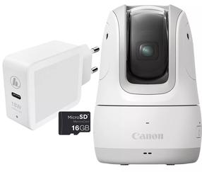 Цифровой фотоаппарат Canon PowerShot PX Essential Kit, белый цв.