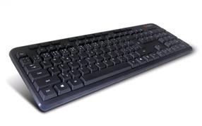 Проводная компьютерная клавиатура C-Tech Kb-102m, Чешский/Словацкий, черный цв.