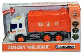  Žaislinė šiukšliavežė Madej 078710, 1:16, balta sp.