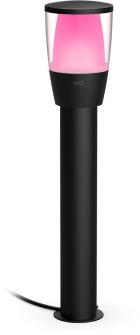 Brīvi stāvošs āra gaismeklis WiZ Elpas Bollard Extension, 3.6W, LED, IP65, melna krās., 10.8 cm x 51.8 cm