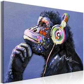 Reprodukcija Artgeist Musical Monkey KR33, 60 cm x 40 cm