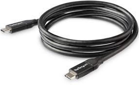 Кабель StarTech USB2C5C1M, 2 x USB Type-C, 100 см, черный цв., 100 Вт