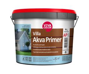 Грунтовые краски акриловый Vivacolor Villa Akva Primer AP, белый, 9 л