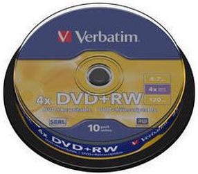 Įrašomas kompaktinis diskas Verbatim, 4.7 GB, 10vnt.