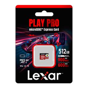 Atmiņas karte Lexar Play Pro, 512 GB, 900 Mb/s - 600 Mb/s