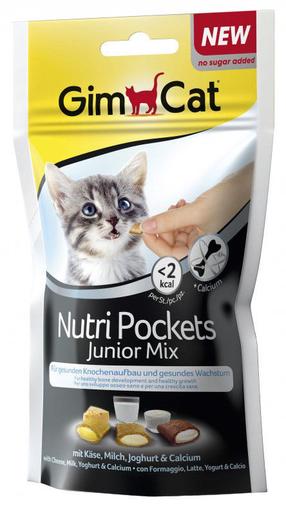 Skanėstas katėms Gimborn Nutri Pockets Junior Mix, 0.06 kg