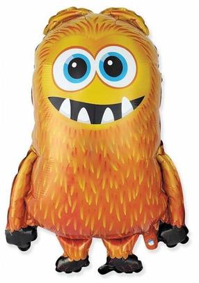 Balionas figūrinis Flexmetal Monster, juoda sp./oranžinė sp.