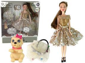Lėlė su priedais Lean Toys Emily Fashion Classics, 30 cm, įvairių spalvų
