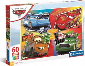Dėlionė Clementoni Cars 26332, 42 cm x 62 cm, 60 vnt., įvairių spalvų