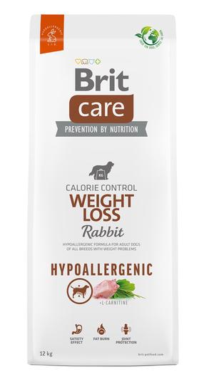 Сухой корм для собак Brit Care Hypoallergenic Weight Loss Rabbit, крольчатина, 12 кг