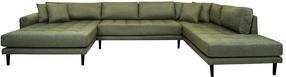 Kampinė sofa House Nordic Lido 1301475, žalia sp., 220 x 370 cm x 76 cm