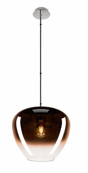 Lampa karināms SLV Pantilo Convex 40 1007876, E27, 1 x 40 W, vara krās. / nerūsējoša tērauda krās., 40 x 40 x 35 cm