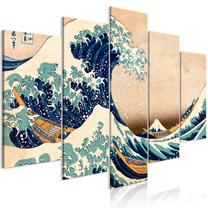 Reprodukcija Artgeist The Great Wave off Kanagawa N9725-DKXL, 225 cm x 112.5 cm